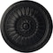 Ekena Millwork Temple Ceiling Medallion (Fits Canopies up to 9 1/4"), Hand-Painted Steel Gray, 24"OD x 1 5/8"P CM24TESGS - alternate 1